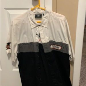 Harley Davidson Button Up Short Sleeve Shirt